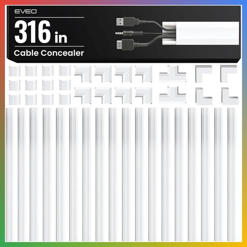 Cable raceway wall cover kit - cable,