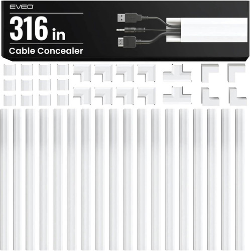 Cable raceway wall - cable, hider