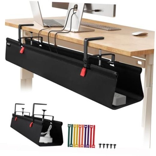 Under desk cable management - desk,