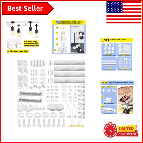 313 piece cable - management, kit